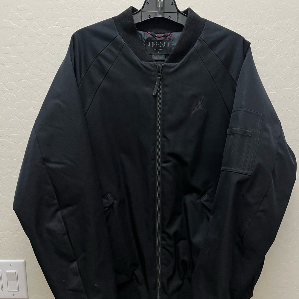 Jordan Black Bomber Jacket